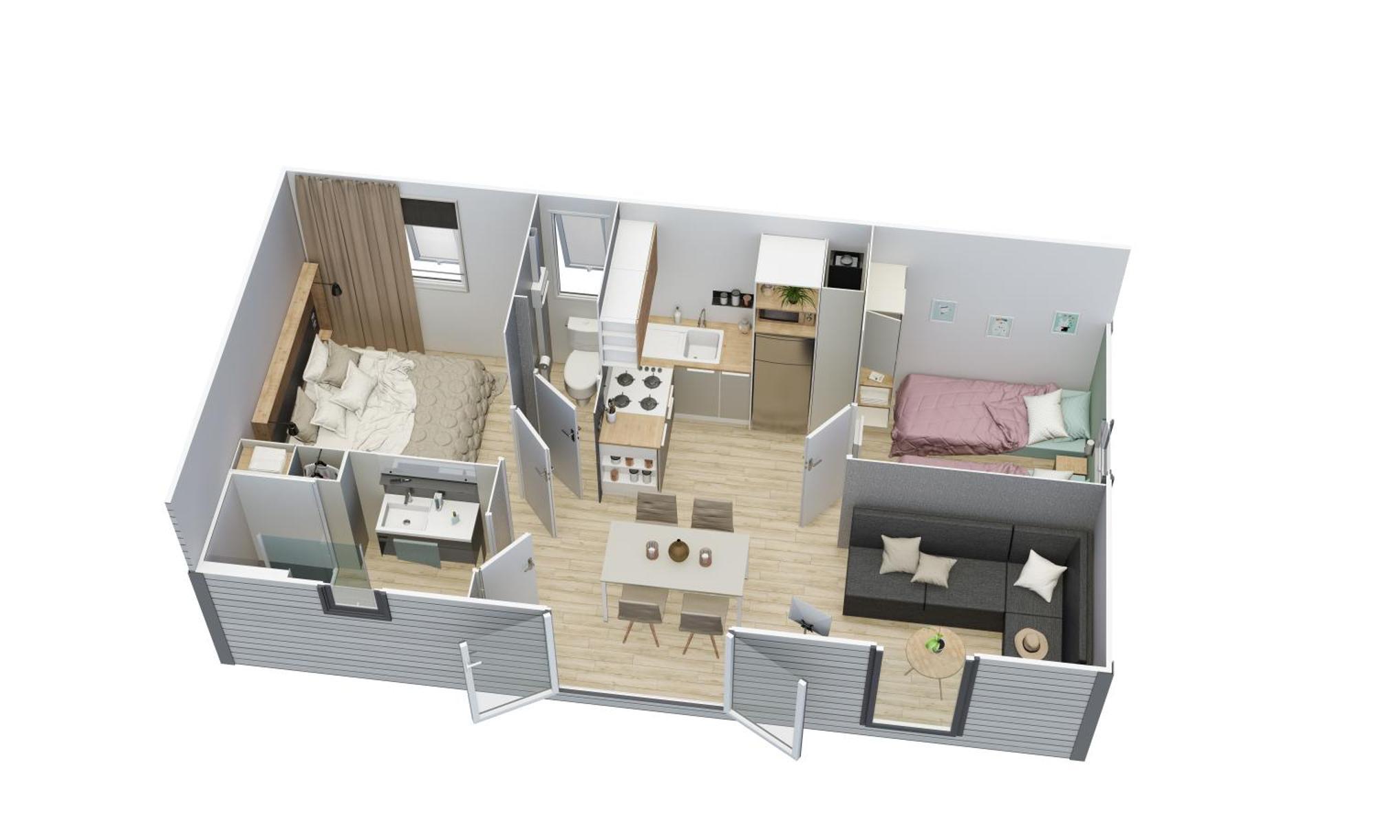 Happymobilhome Argeles-Sur-Mer -Plage A 500M- Camping 4 Etoiles Del Mar Ngoại thất bức ảnh