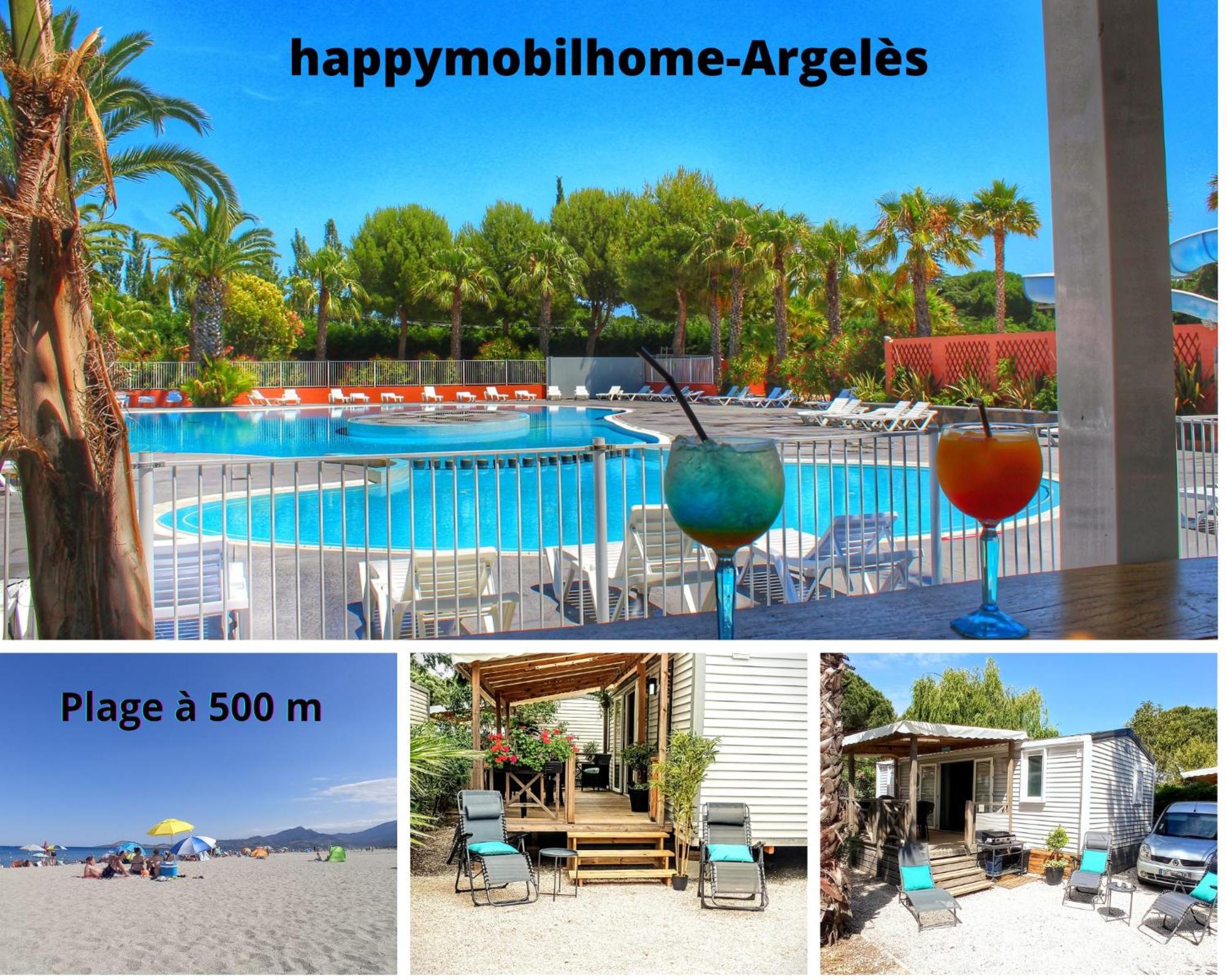 Happymobilhome Argeles-Sur-Mer -Plage A 500M- Camping 4 Etoiles Del Mar Ngoại thất bức ảnh